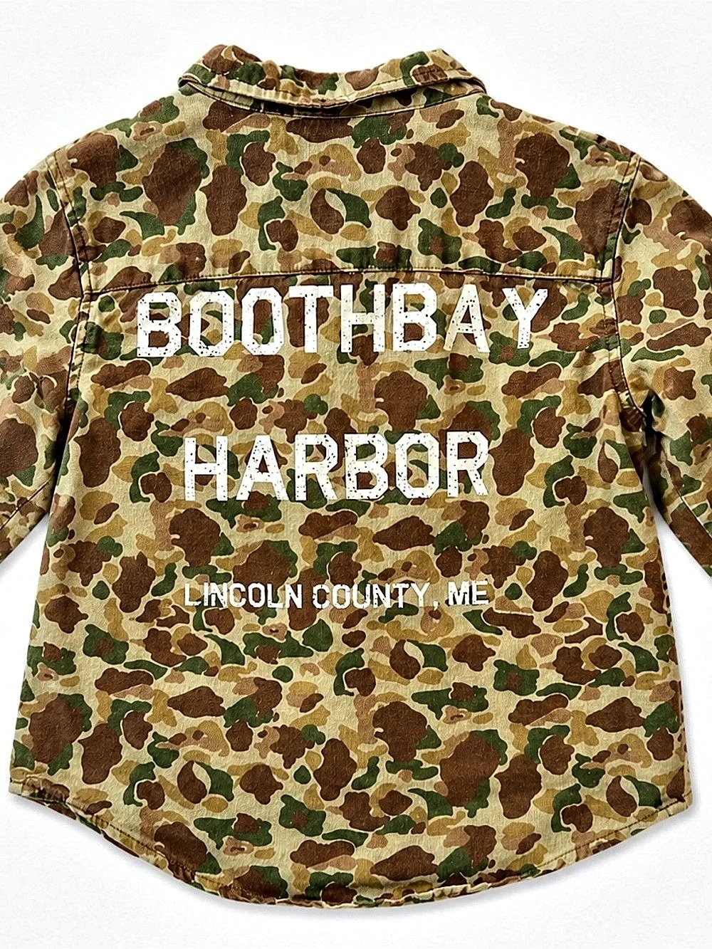 Zara Baby Boy 18–24M Camo Button Front Shirt Boothbay Harbor